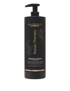 Brazilicious Keratin Therapy Smoothing Shampoo 0 Frizz met tannine 1 L speciaal voor keratine behandeling