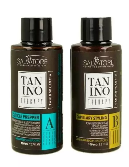 Salvatore Tanino Therapy 2 x 100 ml - Keratine behandeling - Glad en zijdezacht haar