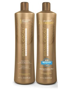 Cadiveu Brasil Cacau 2 x 1 l Ecokeratin - keratine behandeling voor glad en glanzend haar