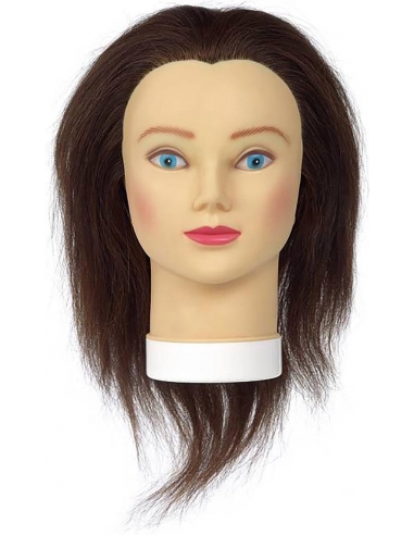 Sibel Practice Head - Natural hair - 15 to 35 cm